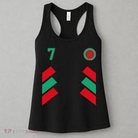 Retro7 Moroccan Football Morocco Soccer Morocco Flag Pullover Hoodie Women's Tank Top thumb 3