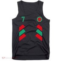 Retro7 Moroccan Football Morocco Soccer Morocco Flag Pullover Hoodie Tank Top thumb 0