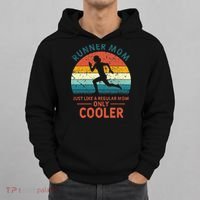 Runner Mom Funny Marathon Running Jogging Mothers Day Hoodie thumb 0