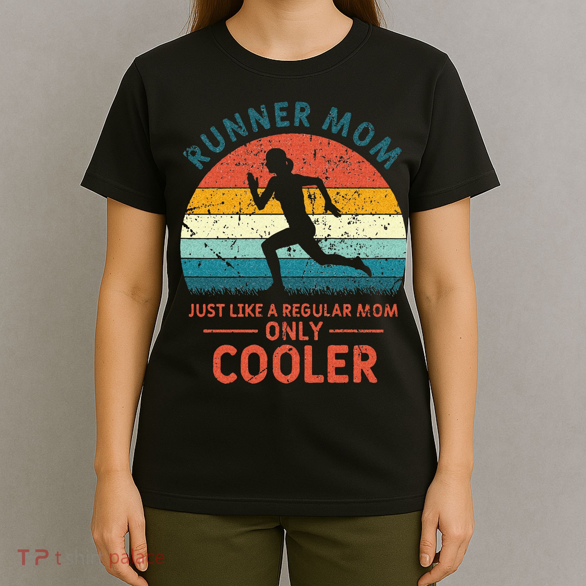 Runner Mom Funny Marathon Running Jogging Mothers Day T-Shirt