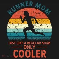 Runner Mom Funny Marathon Running Jogging Mothers Day Polo thumb 3