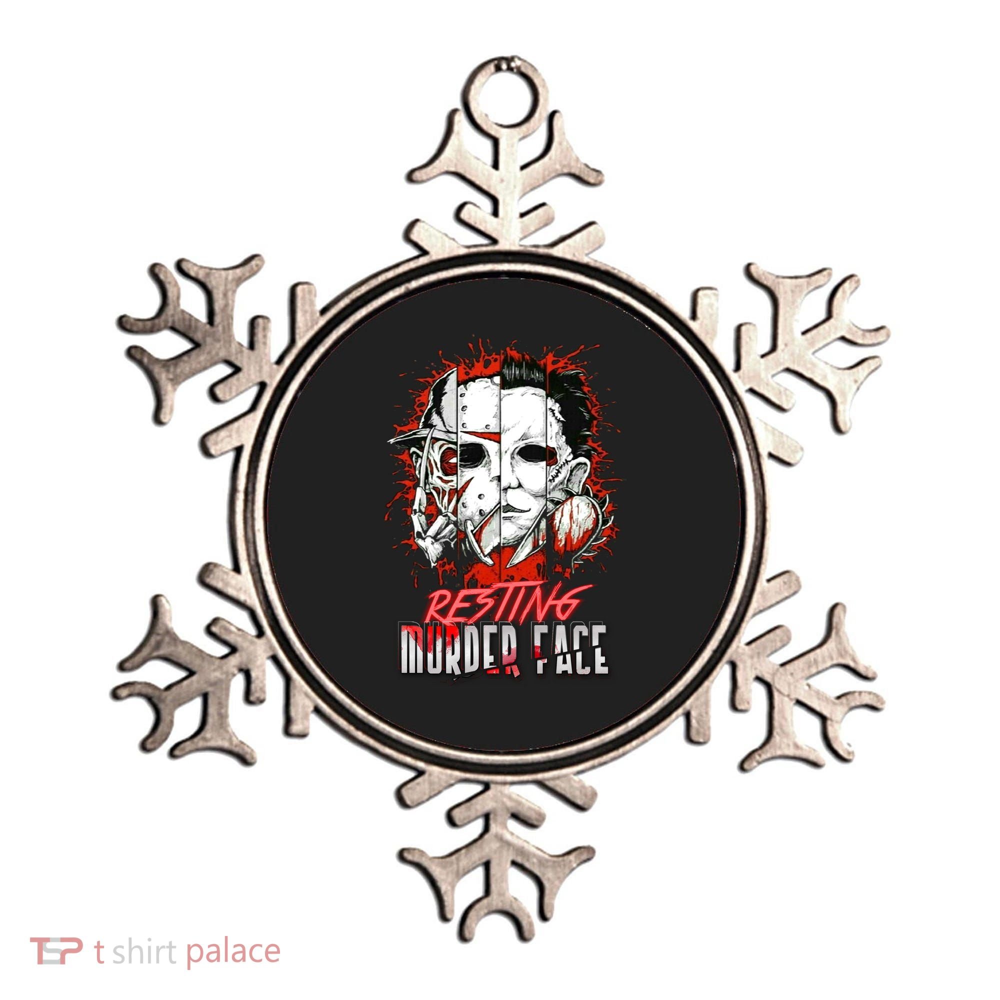 Resting Murder Face Scary Horror Character Halloween Costume Ornament