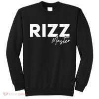 Rizz Master Funny Rizzler W Rizz Lord Rizz King Sweatshirt thumb 0