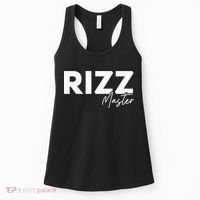 Rizz Master Funny Rizzler W Rizz Lord Rizz King Women's Tank Top thumb 0