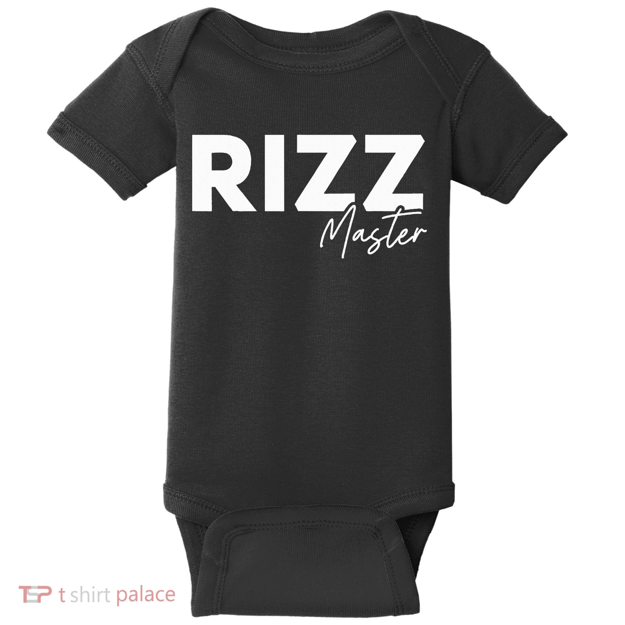 Rizz Master Funny Rizzler W Rizz Lord Rizz King Baby Bodysuit