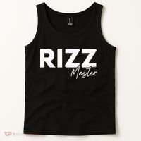 Rizz Master Funny Rizzler W Rizz Lord Rizz King Tank Top thumb 2