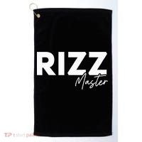 Rizz Master Funny Rizzler W Rizz Lord Rizz King Golf Towel thumb 0