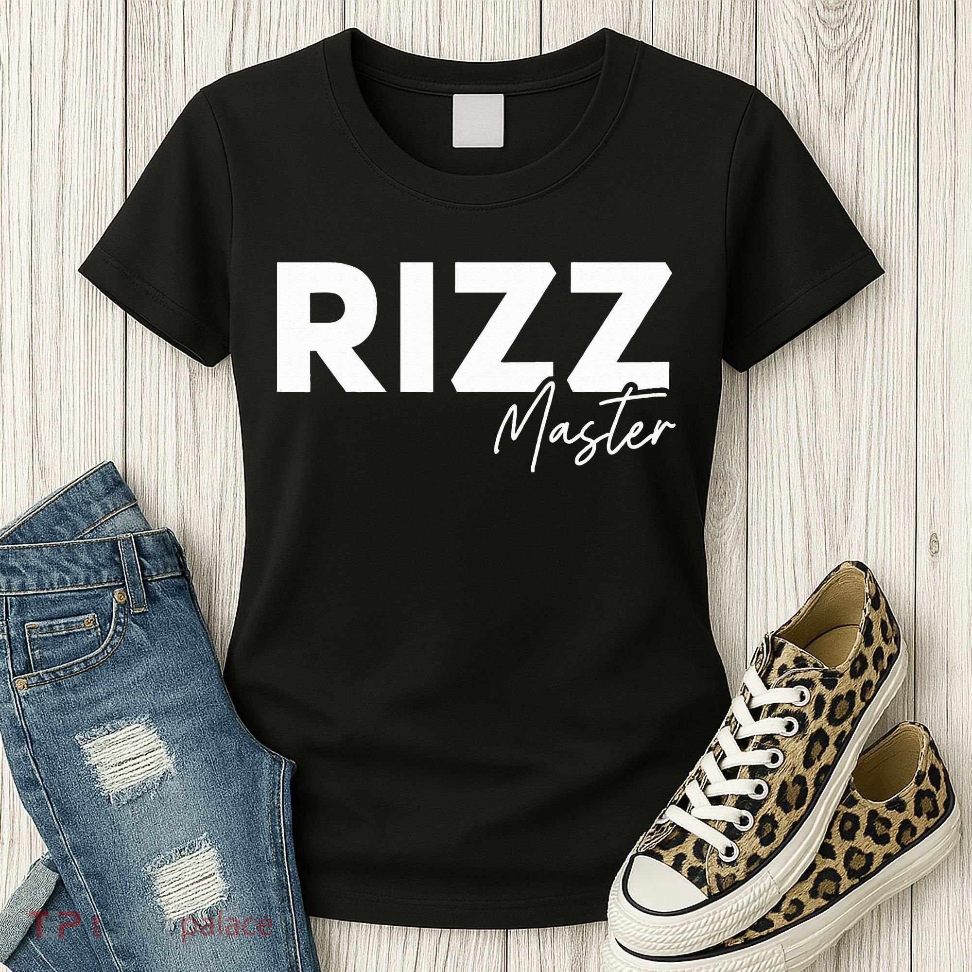 Rizz Master Funny Rizzler W Rizz Lord Rizz King Women's T-Shirt