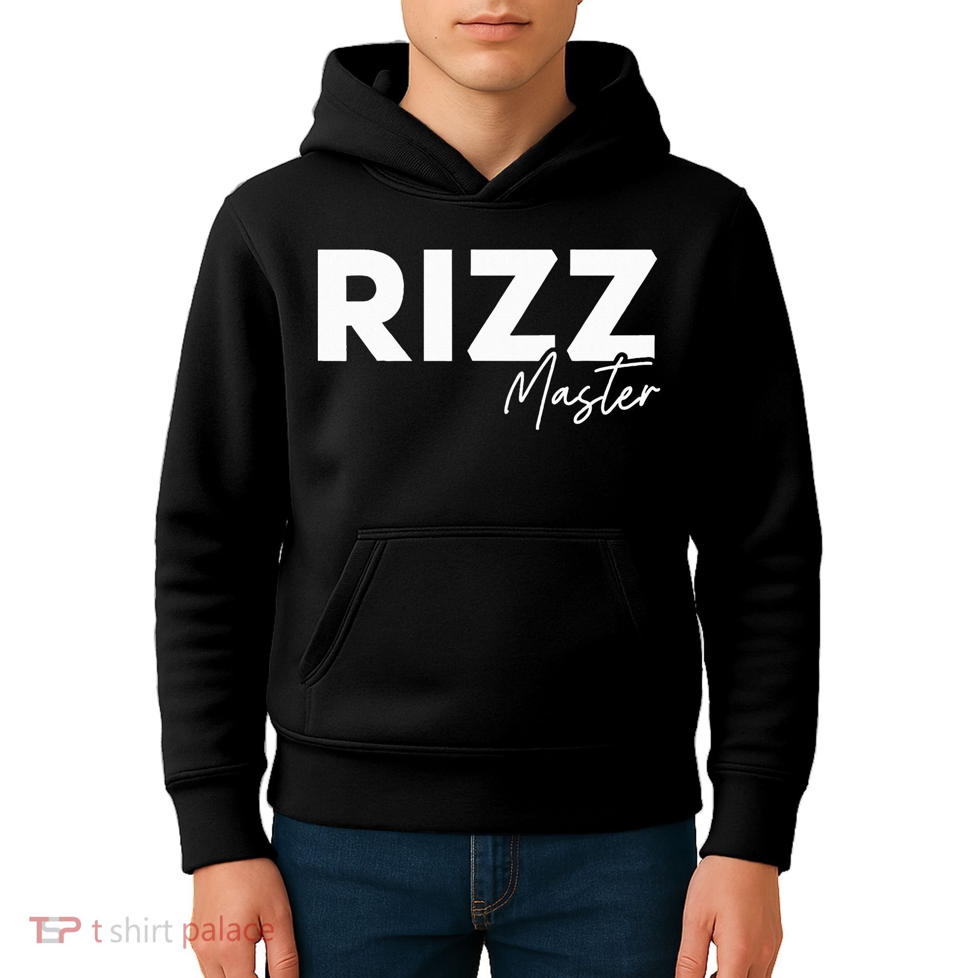 Rizz Master Funny Rizzler W Rizz Lord Rizz King Kids Hoodie