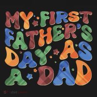 Retro My First Fathers Day As A Dad Apron thumb 3