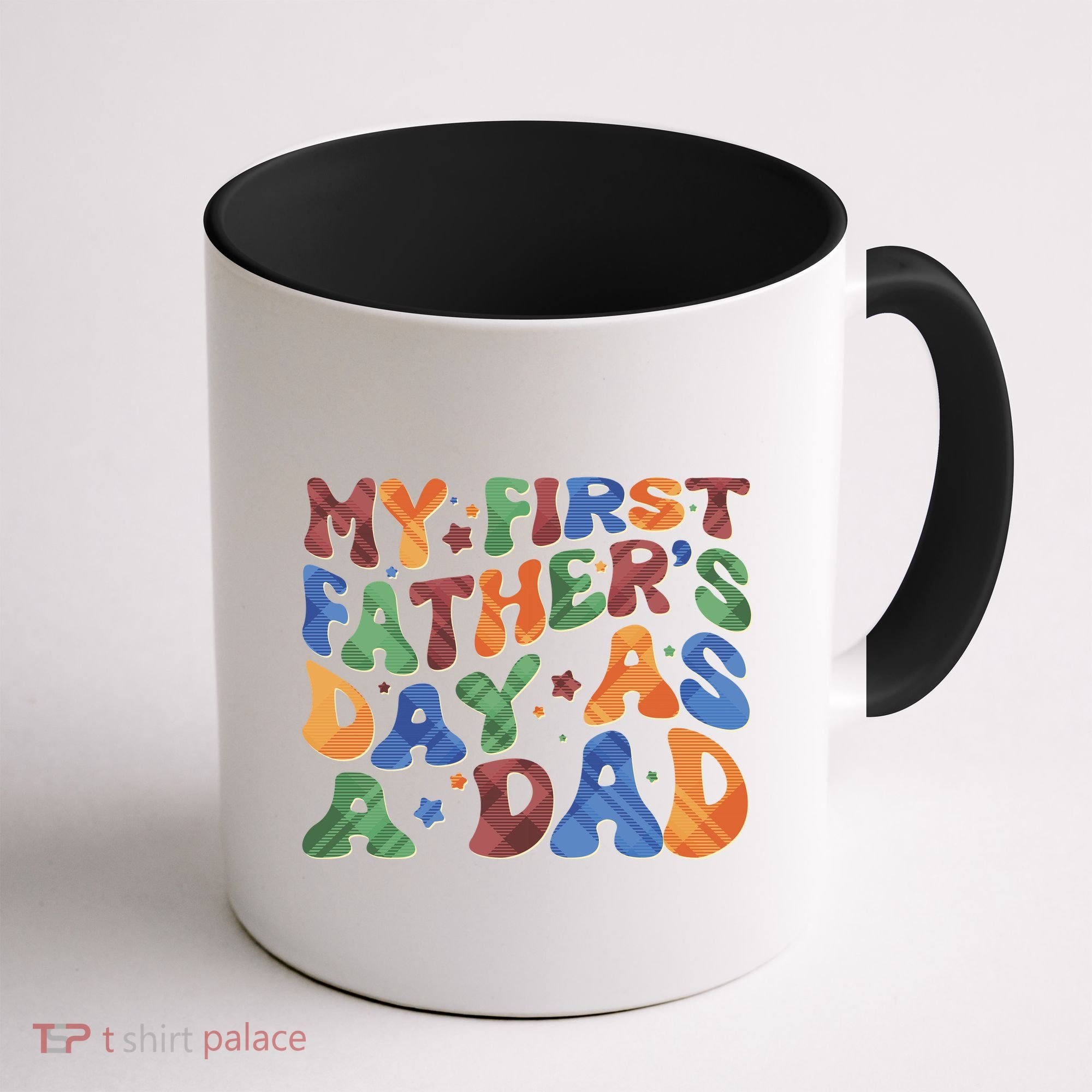 Retro My First Fathers Day As A Dad Coffee Mug