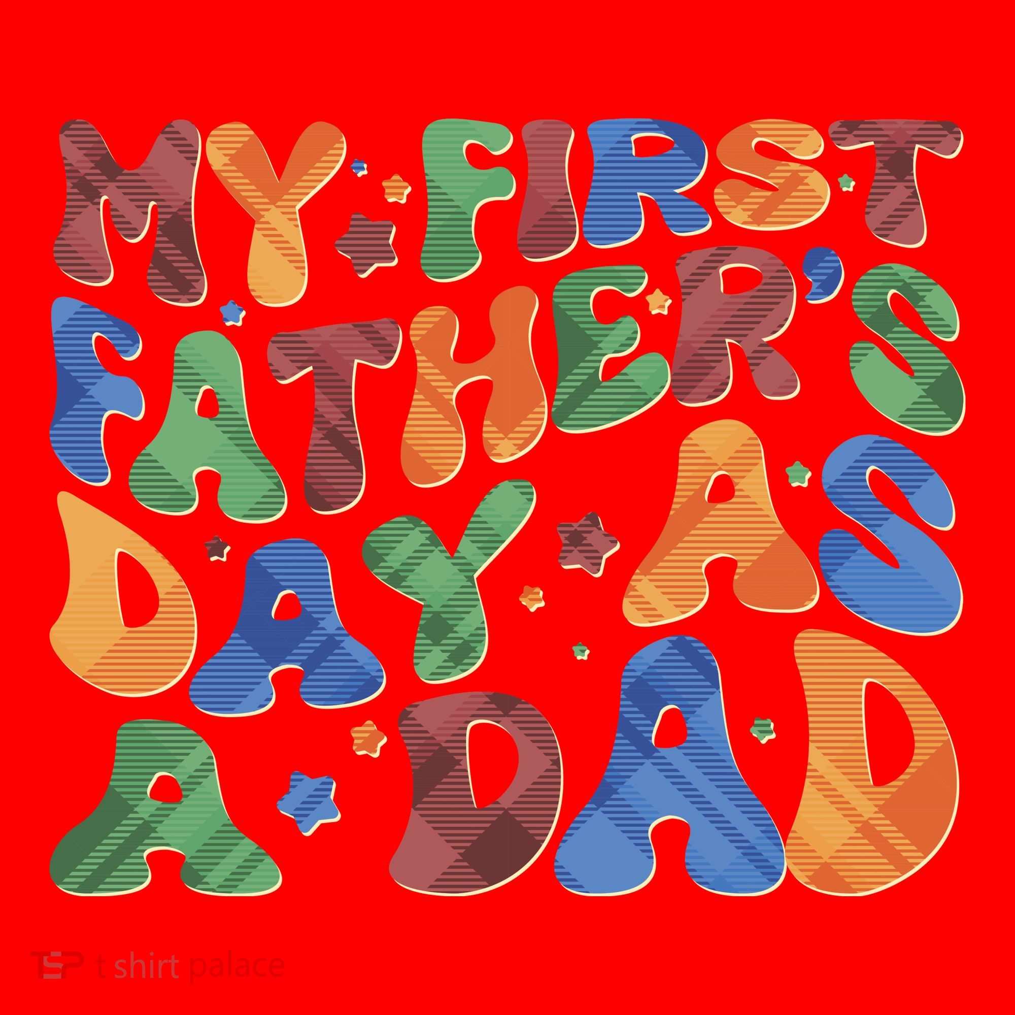 Retro My First Fathers Day As A Dad Santa Hat