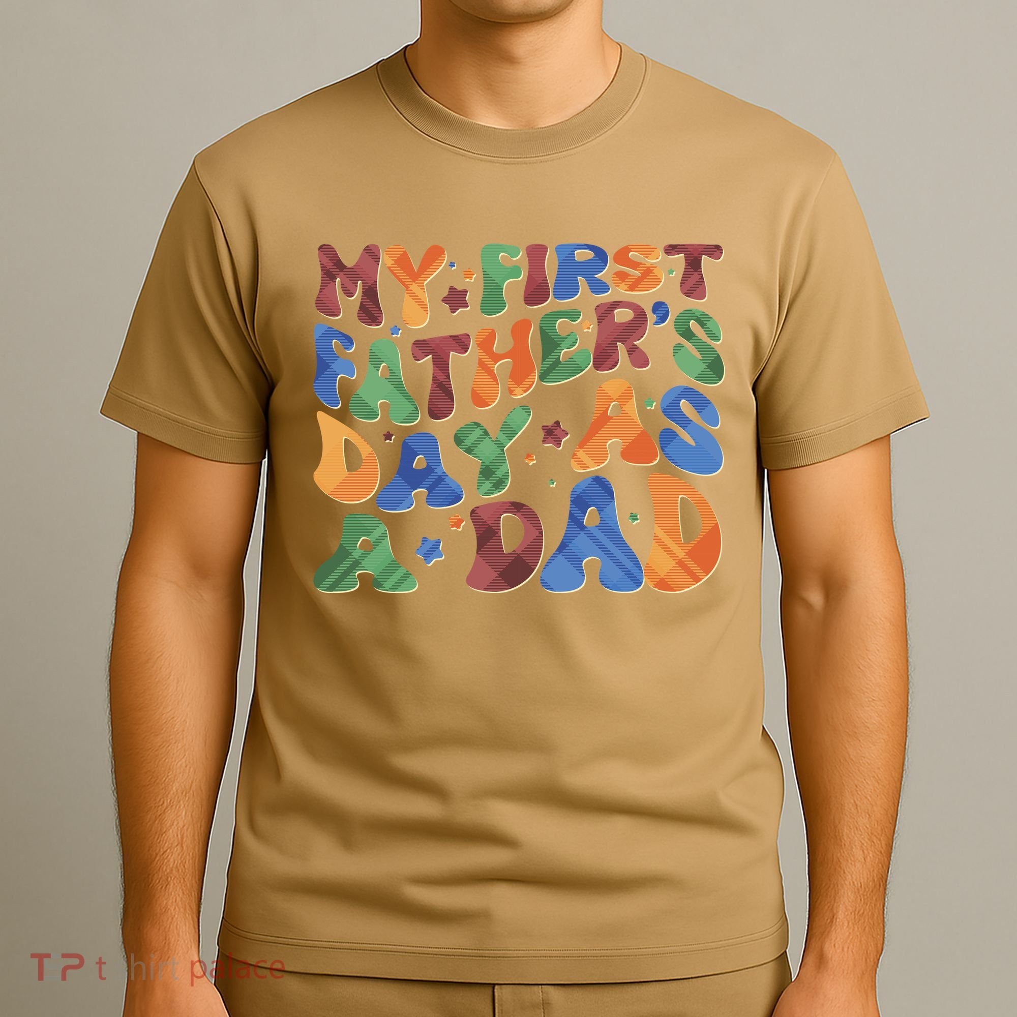 Retro My First Fathers Day As A Dad T-Shirt