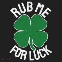 Rub Me For Luck St Patrick's Day Funny Adult Humor Beanie thumb 2