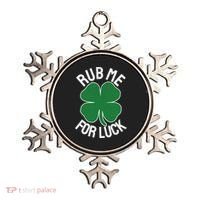 Rub Me For Luck St Patrick's Day Funny Adult Humor Ornament thumb 0