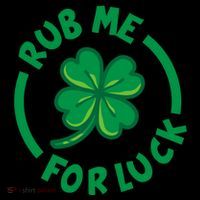 Rub Me For Luck Clover Lucky Symbol Gift Coffee Mug thumb 5