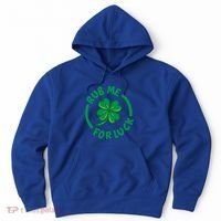 Rub Me For Luck Clover Lucky Symbol Gift Hoodie thumb 0
