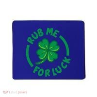 Rub Me For Luck Clover Lucky Symbol Gift Mousepad thumb 0