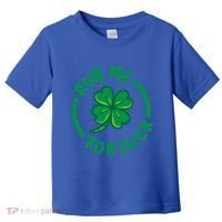 Rub Me For Luck Clover Lucky Symbol Gift Toddler T-Shirt thumb 0