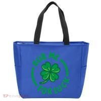 Rub Me For Luck Clover Lucky Symbol Gift Tote Bag thumb 0