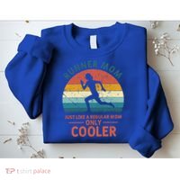 Runner Mom Funny Marathon Running Jogging Mother's Day Meaningful Gift Sweatshirt thumb 2
