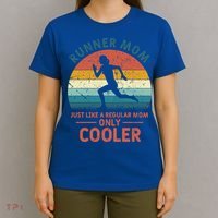 Runner Mom Funny Marathon Running Jogging Mother's Day Meaningful Gift T-Shirt thumb 4