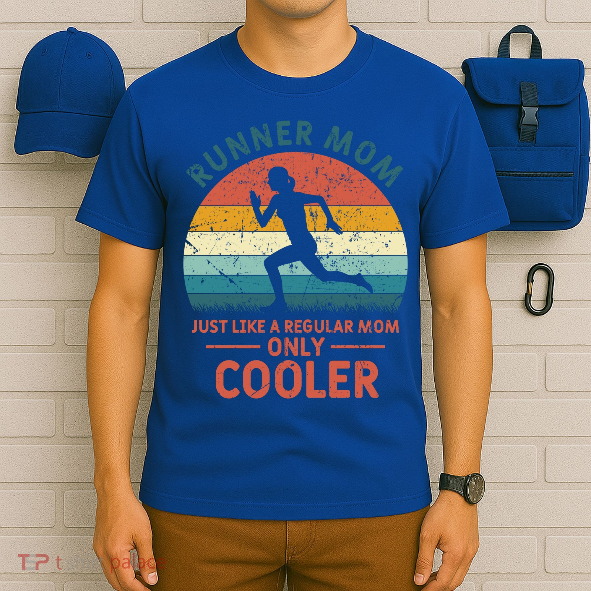 Runner Mom Funny Marathon Running Jogging Mother's Day Meaningful Gift T-Shirt