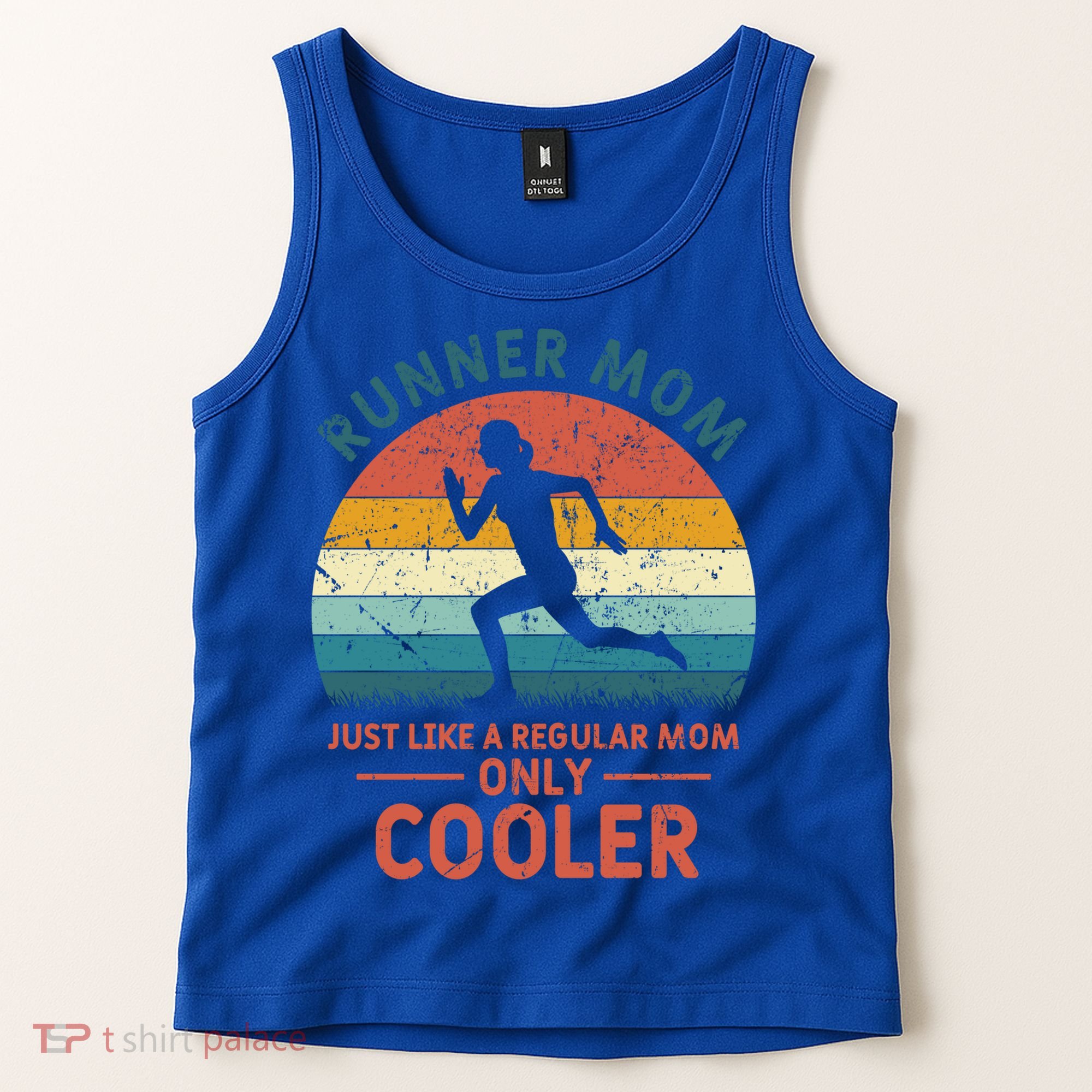 Runner Mom Funny Marathon Running Jogging Mother's Day Meaningful Gift Tank Top