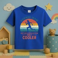 Runner Mom Funny Marathon Running Jogging Mother's Day Meaningful Gift Toddler T-Shirt thumb 3