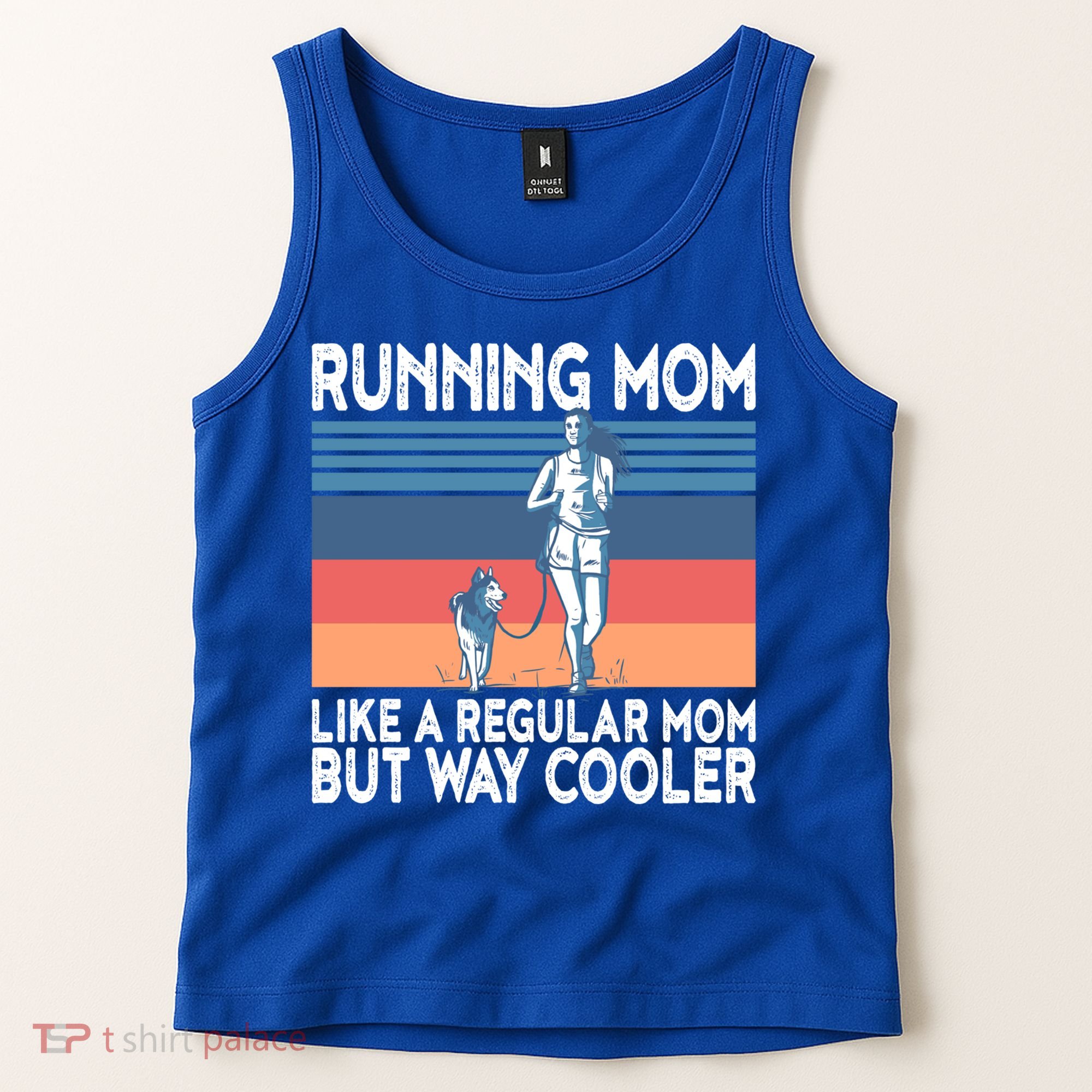 Runner Mom Funny Marathon Running Jogging Gift Tank Top