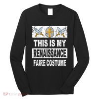 Retro Medieval Fest Renaissance Faire Costume Long Sleeve Shirt thumb 0