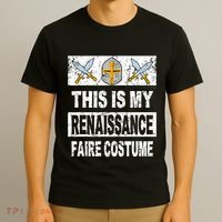 Retro Medieval Fest Renaissance Faire Costume T-Shirt thumb 3