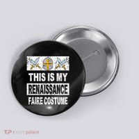 Retro Medieval Fest Renaissance Faire Costume Button thumb 0