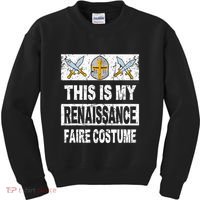 Retro Medieval Fest Renaissance Faire Costume Kids Sweatshirt thumb 0