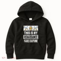 Retro Medieval Fest Renaissance Faire Costume Kids Hoodie thumb 0