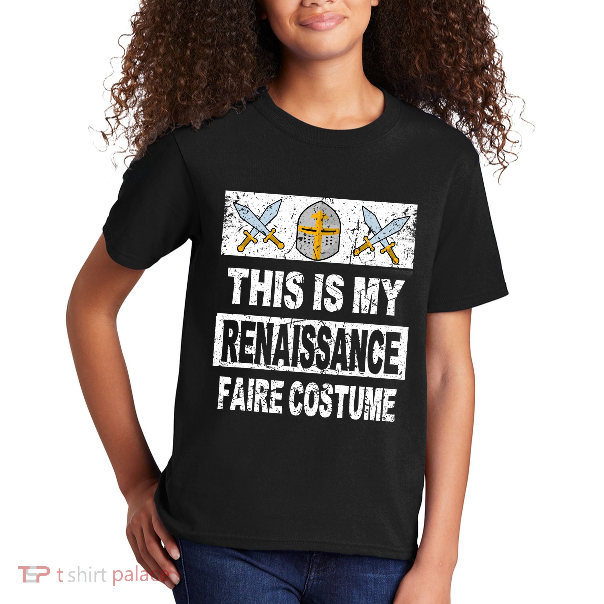 Retro Medieval Fest Renaissance Faire Costume Kids T-Shirt