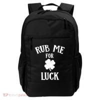 Rub Me For Luck Cool Gift Backpack thumb 0