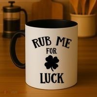 Rub Me For Luck Cool Gift Coffee Mug thumb 4