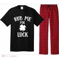Rub Me For Luck Cool Gift Pajama Set thumb 0