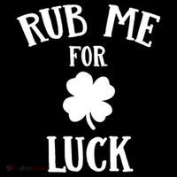 Rub Me For Luck Cool Gift Women's Hoodie thumb 2
