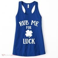 Rub Me For Luck Cool Gift Women's Tank Top thumb 0