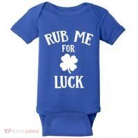 Rub Me For Luck Cool Gift Baby Bodysuit thumb 0
