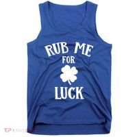Rub Me For Luck Cool Gift Tank Top thumb 0