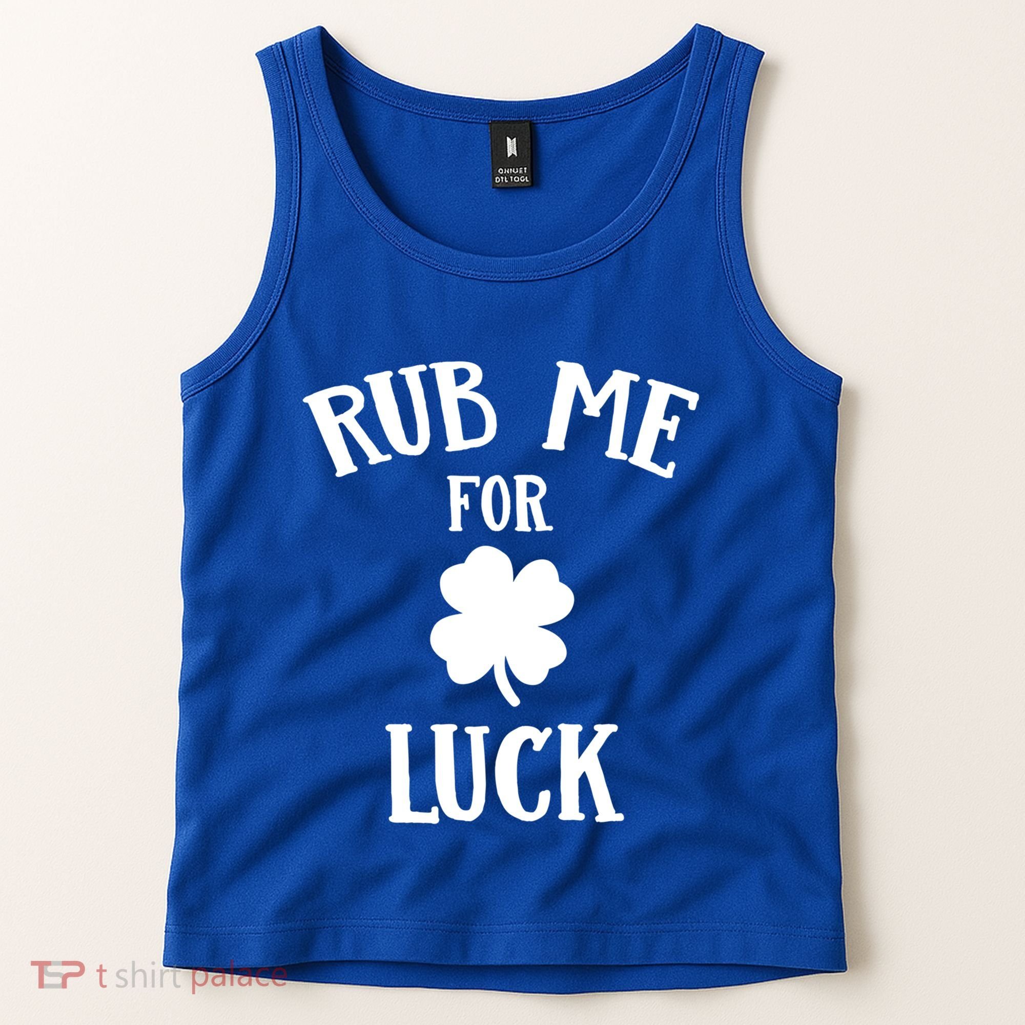 Rub Me For Luck Cool Gift Tank Top