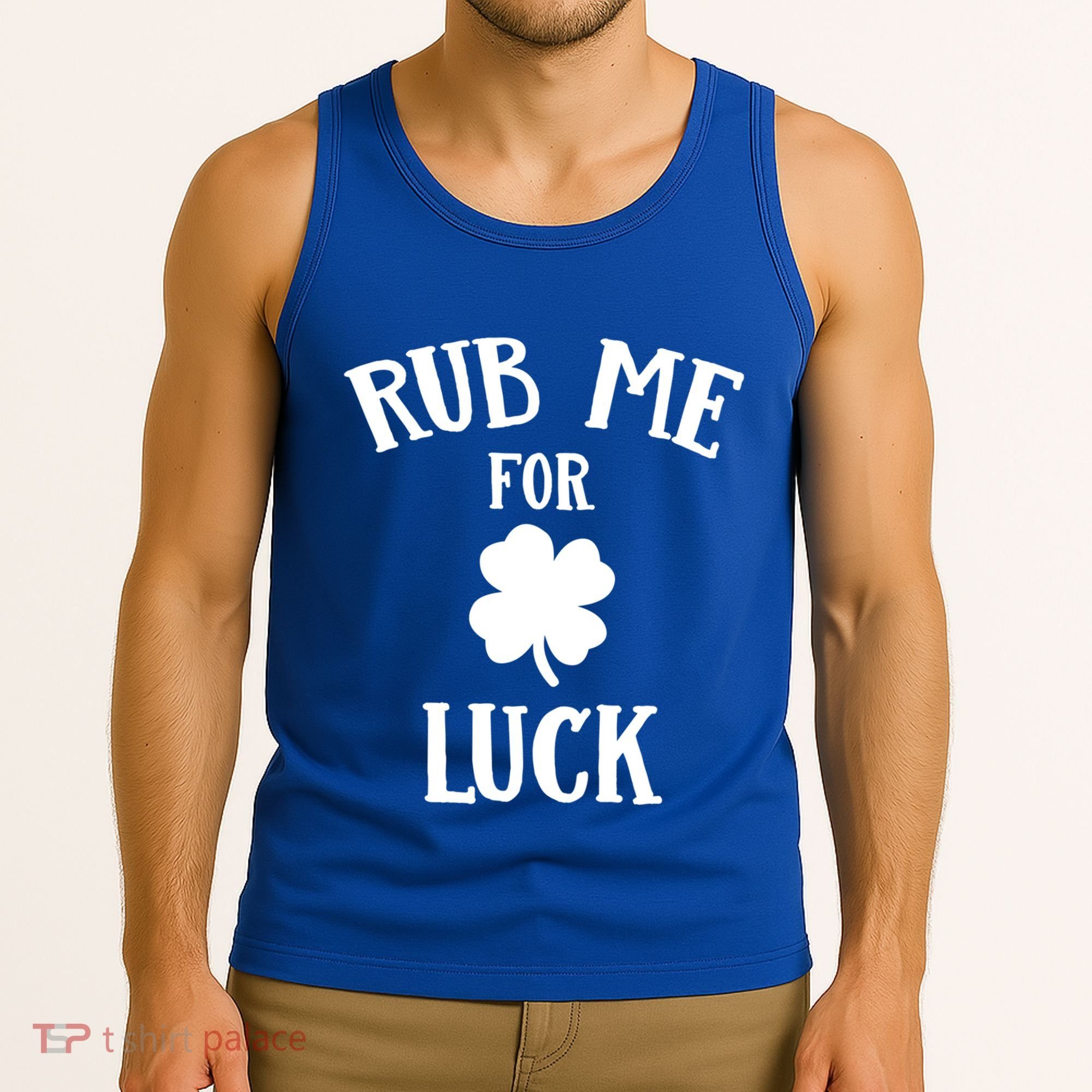 Rub Me For Luck Cool Gift Tank Top