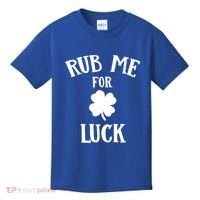 Rub Me For Luck Cool Gift Kids T-Shirt thumb 0