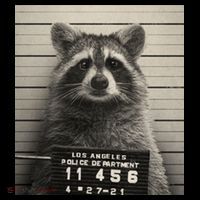 Raccoon Mugshot Funny Parody Coffee Mug thumb 5
