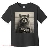 Raccoon Mugshot Funny Parody Toddler T-Shirt thumb 0