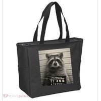 Raccoon Mugshot Funny Parody Tote Bag thumb 2