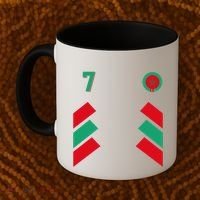 Retro7 Moroccan Football Morocco Soccer Morocco Flag Gift Coffee Mug thumb 2